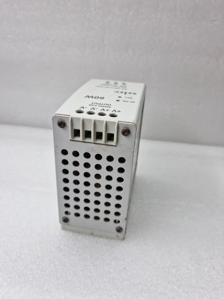 SELEC RP-3M-2.5A-24V POWER SUPPLY 60W 100-270VAC 50/60HZ OUTPUT 24VDC